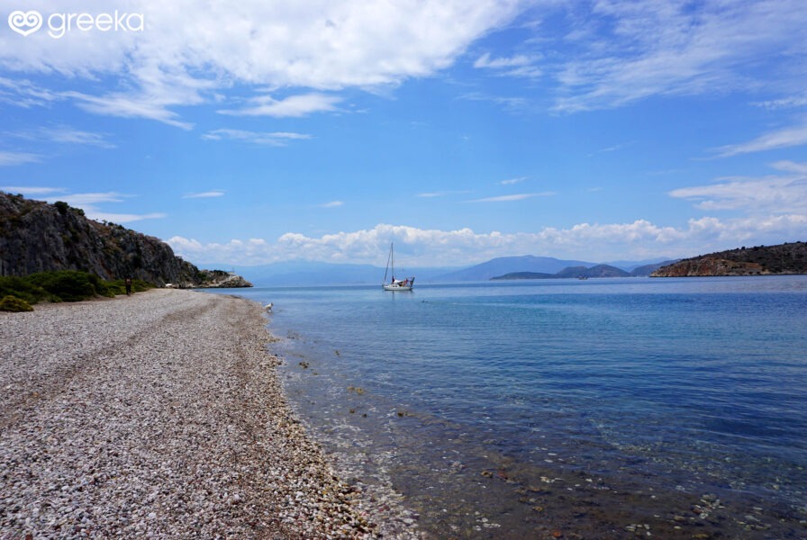 Kondyli beach, one of the most beautiful beaches in Argolis