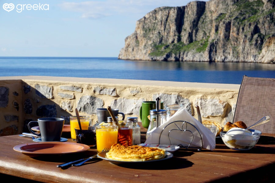 A well prepared breakfast with a view to kick off the day