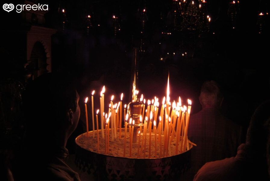 Candles create a mystical atmosphere 