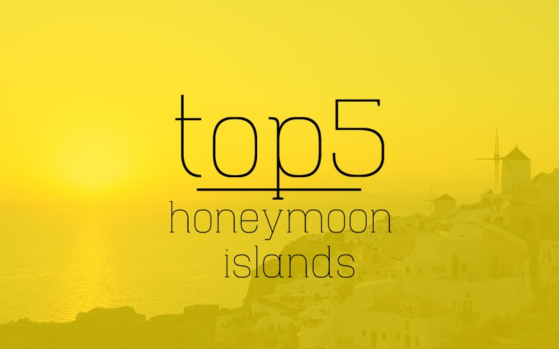 Greek islands honeymoon