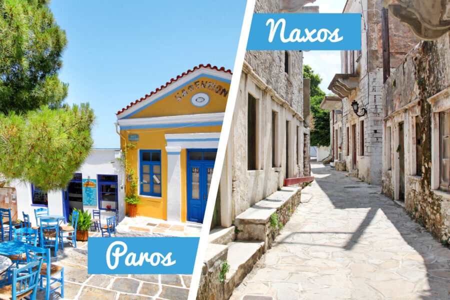 Paros & Naxos villages