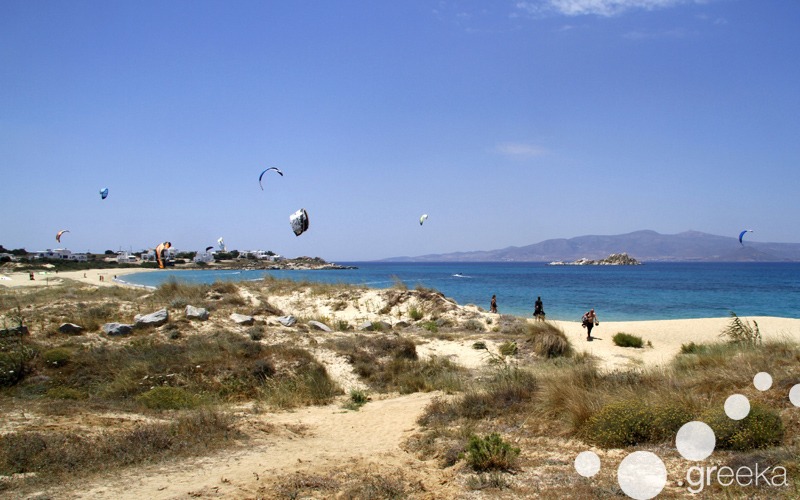 Best Greek islands for windsurfing and kite: Naxos